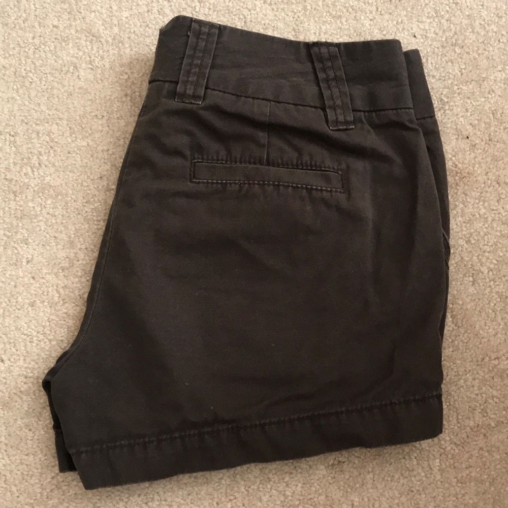 J Crew classic twill chino shorts